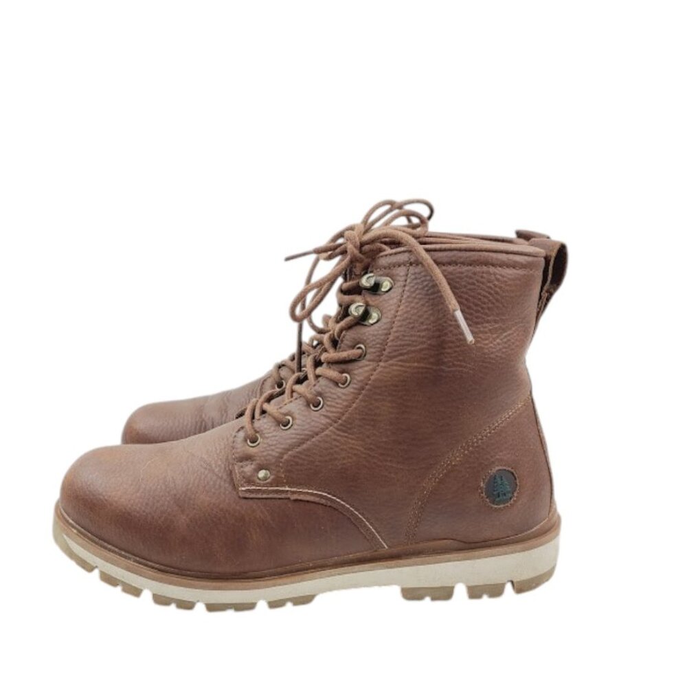 Bass Men's Brown Lace Up Classic Pebble Ankle Chukka Boot Size US 10.5